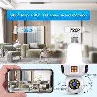 Cámaras de vigilancia wifi doméstico inalámbrico WIFI inteligente remoto  interior Lámpara alarma vigilancia - details 10