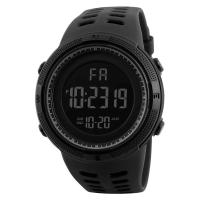 Reloj de lujo premium para hombre, relojes digitales deportivos para hombre, esfera grande, luminoso, resistente al agua, despertador, reloj de pulsera electrónico militar multifunción - details 16