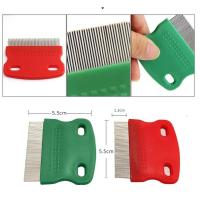 Peine para Mascotas de Acero Inoxidable Cepillo Grueso para Eliminación de Pelo de Mascota - details 1