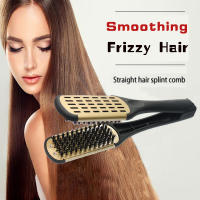 Peine Rectificador de Cabello Profesional Doble Peine en Forma de V Herramienta de Estilismo Sin Daño Certificado CE - details 4