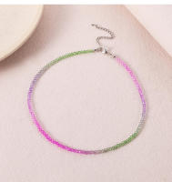 Nuevo dinero joyería mujer collar corto bohemio hecho a mano moda creativa collar colorido - details 7
