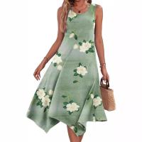 Vestido de verano sin mangas para mujer, vestidos estampados a la moda - details 1