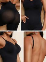 Mono Moldeador Sin Costuras Y Sin Espalda, Moldeador Corporal Simple Y Suave Con Control del Abdomen, Ropa Interior Y Moldeadora - details 4