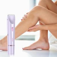 Maquinilla de afeitar para mujer, depiladora eléctrica portátil, indolora, para piernas púbicas, recortador de pelo corporal para damas, Bikini, axilas, piernas - details 4