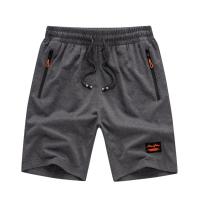 Pantalones cortos de algodón de los hombres casuales verano nueva moda con bolsillos laterales y cremallera pantalones de correr al aire libre - details 9