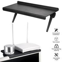 Venta Caliente Estante de Almacenamiento de Pantallas de Ordenador y TV Estante de Almacenamiento de Set Top Box de Router Inalámbrico Sin Perforación Sin Herramienta de Perforación - details 1