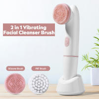 Limpiador Facial Eléctrico Masajeador Vibratorio de Silicona Resistente al Agua - details 3