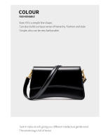 Bolso Baguette de Piel de Vaca - Bandolera Elegante con Diseño Limitado para Mujer - details 6