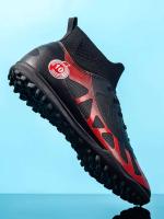Zapatos de fútbol de alta calidad para niños FG/AG, largos y cortos, TF, uñas rotas, entrenamiento de otoño, césped artificial, cobertura de verano e invierno - details 6