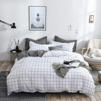 Juego de Ropa de Cama de Moda en Blanco y Verde con Funda de Edredón Nórdica y Funda de Almohada de Tamaño Queen Clásico para Niños Invierno - details 2