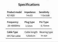 KZ DQS-auriculares con cable de Metal y micrófono, intrauditivos con Monitor, música, deporte, videojuegos, cancelación de ruido, HIFI - details 9