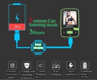 Reproductor de Música Bluetooth Deportivo RUIZU X50 X52 8gb con Soporte de Pantalla FM Grabadora de Registro E-Book Reloj Pedímetro - details 9