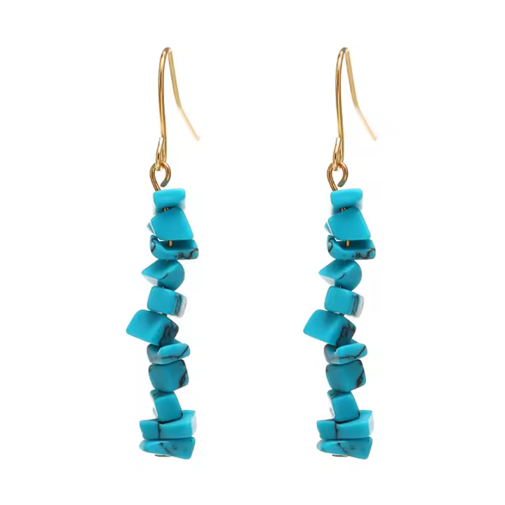 Pendientes de orejas de cristal natural Regalos de mujer Regalos de cumpleaños Regalos de Navidad Pendientes colgantes de amatista Pendientes de cornalina - 1