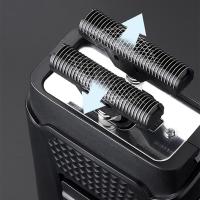 Afeitadora de Doble Cabeza Recargable Cuchilla Eléctrica de Foil y para Barba - details 8