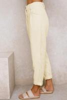 Pantalones elásticos coreanos cómodos originales de mujer Pana Lisa de pierna recta sueltos de Otoño Invierno - details 28