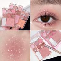 Paleta de Sombras de Ojos de Amor de 8 Colores Rouge de Alto Brillo Paleta Integrada de Belleza Duradera para V2O1 - details 3
