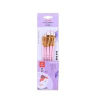 Juego de pinceles para pintar de pelo suave, pinceles de dibujo de acuarela, pintura acrílica al óleo, pincel de nailon profesional, 4/5/6 Uds. - details 19