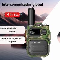 Mini Walkie-talkie portátil de 2 vías con Linterna, Distancia ilimitada de 5000 km, Red pública global, 4G - details 1