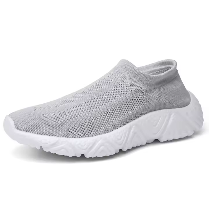 Zapatos para hombre 2025, zapatillas deportivas informales a la moda, mocasines transpirables para exteriores, zapatos de calcetín para hombre, zapatos para correr de talla grande para hombre - 1