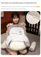 Almohada de lectura grande para niños o adultos Almohada de espalda desmontable con brazos para sentarse en la cama - details 6