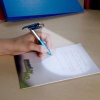 Lápiz con pantalla táctil, diseño de edición, tableta, teléfono inteligente, todos los dispositivos con pantalla táctil, ultraligero - details 1