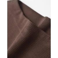 Nuevo Vestido Mini Ajustado y Acampanado de Mujer con Diseño de Parches, Manga Corta y Cuello Redondo para Otoño e Invierno. - details 5
