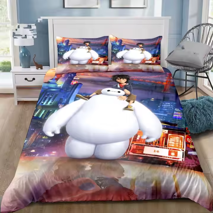Juego de Ropa de Cama de Heroes 6 Impresión 3D Linda Decoración del Hogar - 1