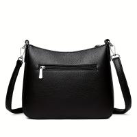 Bolso de Tote de Cuero Sintético Suave Diseño Elegante Minimalista Cinturón Ajustable Desmontable - details 9