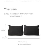 Almohada de cuña pequeña para cabecera, almohada de lectura para sentarse en la cama, respaldo para adultos, cojín triangular, cojín para sofá cama - details 14