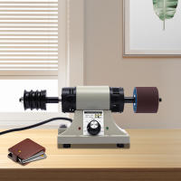 Pulidora eléctrica de cuero, herramienta de molienda de bordes de cuero, 0-8000RPM, ajustable, 220V, 350W, estándar de la UE, 32x18x18cm - details 0