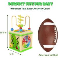 Juguetes Montessori para niño y niña de 1 año, Cubo de actividades de madera, regalo para niña de 1 año, juguetes educativos - details 5