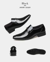 Zapatos de Vestir Clásicos para Hombres Cuero de Cocodrilo Elegante para Negocios Casuales Formales - details 1