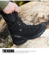 Botas de entrenamiento de combate tácticas para hombre, zapatos de senderismo de respuesta rápida antidesgaste para acampar al aire libre, zapatillas de pesca y caza - details 12