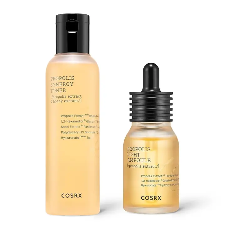 COSRX Ritual- Honey + Serum Duo- Tónico e hidratante para la hidratación diaria, para todo tipo, extracto de propóleo, brillo y luminosidad, - 1