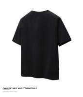 Camiseta de manga corta transpirable y holgada para hombre de verano de manga corta - details 14
