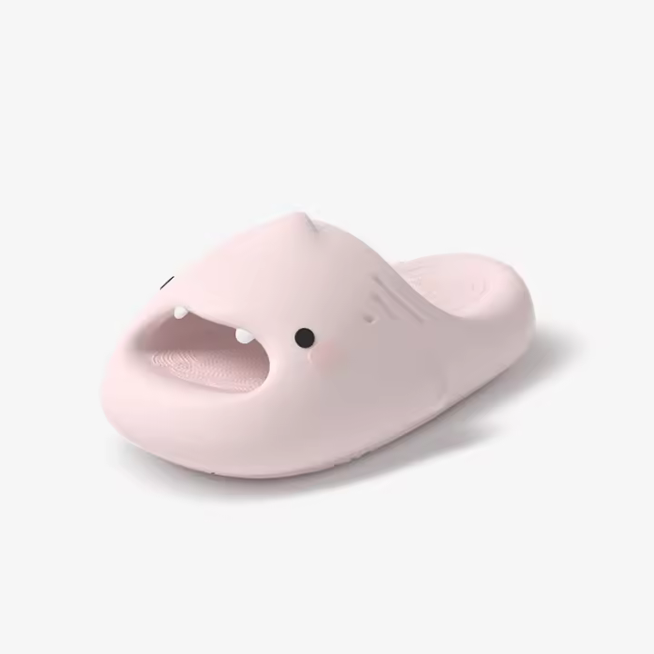 Xiaomeng zapatillas de tiburón hogar hogar de verano de las mujeres lindo fondo suave antideslizante pareja tiburón zapatillas frescas - 1