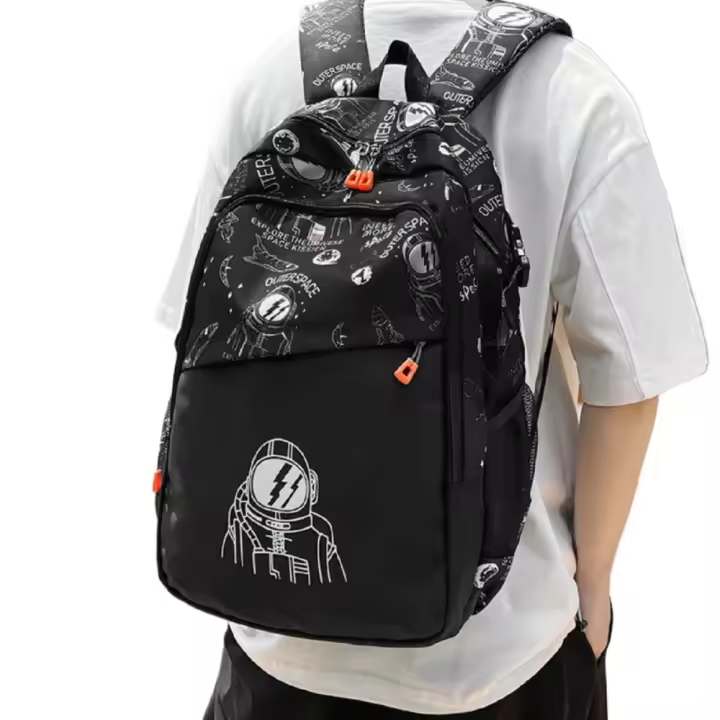 Mochila de campus personalizada, mochila de montañismo de entrenamiento impermeable, mochila clásica neutral - 1