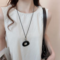 Collar Retro para mujer, nuevo nicho coreano, cadena de suéter, moda, otoño e invierno, versátil, collar de sentido premium - details 42