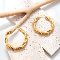 Pendientes de Aro en Plata de Ley 925, para Mujer, sencillos,Regalos originales para mujer - details 2