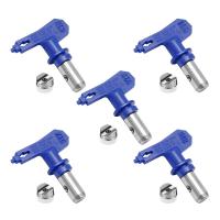 Boquilla sin aire azul Pistola rociadora Punta de aerógrafo para el hogar Herramienta de jardín Pulverizador de pintura Boquilla de sello de acabado fino 211 313 315 415 417 517 - details 0
