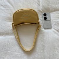 Bolso de hombro de lujo con letras coreanas simples, bolso de mano de cuero PU con bordado para mujer - details 5