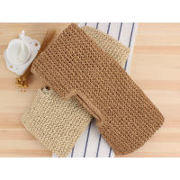 2025 nueva moda hombro papel cuerda bolsa tejida Mori bolsa tejida a mano casual bolsa de playa de gran capacidad - details 2
