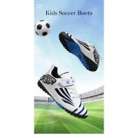 Nuevos zapatos de fútbol dorados a la moda para niños, zapatos de fútbol antideslizantes cómodos, zapatillas deportivas para niños, zapatillas deportivas para niños - details 2