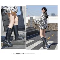 Botas de Lluvia de Moda para Mujeres Antideslizantes, Acolchadas, Calientes para Todas las Estaciones - details 21