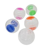 Pelota de plástico transparente para correr para hámster, juguete de ejercicio para entrenamiento de ratas gerbiles, ratones pequeños para roedores, 1 unidad - details 4