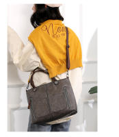Bolso para mujer nuevo bolso de hombro de moda para mujer bolso de mano retro de gran capacidad para mujer bolso simple oblicuo. - details 11