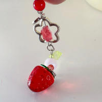 Encanto de Teléfono de Fresa Y2K Cadena de Teléfono de Frutas Lindas para Chicas - details 10