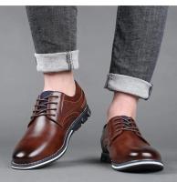 Zapatos de Cuero para Hombres Zapatos Casuales con Suela Gruesa Resistentes al Desgaste - details 8