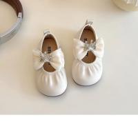 Zapatos de cuero para niñas, calzado de vestir antideslizante, versátil, con fondo suave, estilo coreano, Primavera, 2025 - details 9