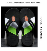 Chanclas de verano para hombres al por mayor al aire libre versión coreana tendencia exterior desgaste zapatos de playa zapatillas de hombre sandalias antideslizantes - details 12